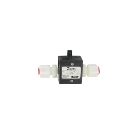 Dwyer Instruments Liquid turbine flow meter, range .21 to 1.6 GPH (.0013 to 0.1 LPM), 1/8" OD connection. TFP-LP03